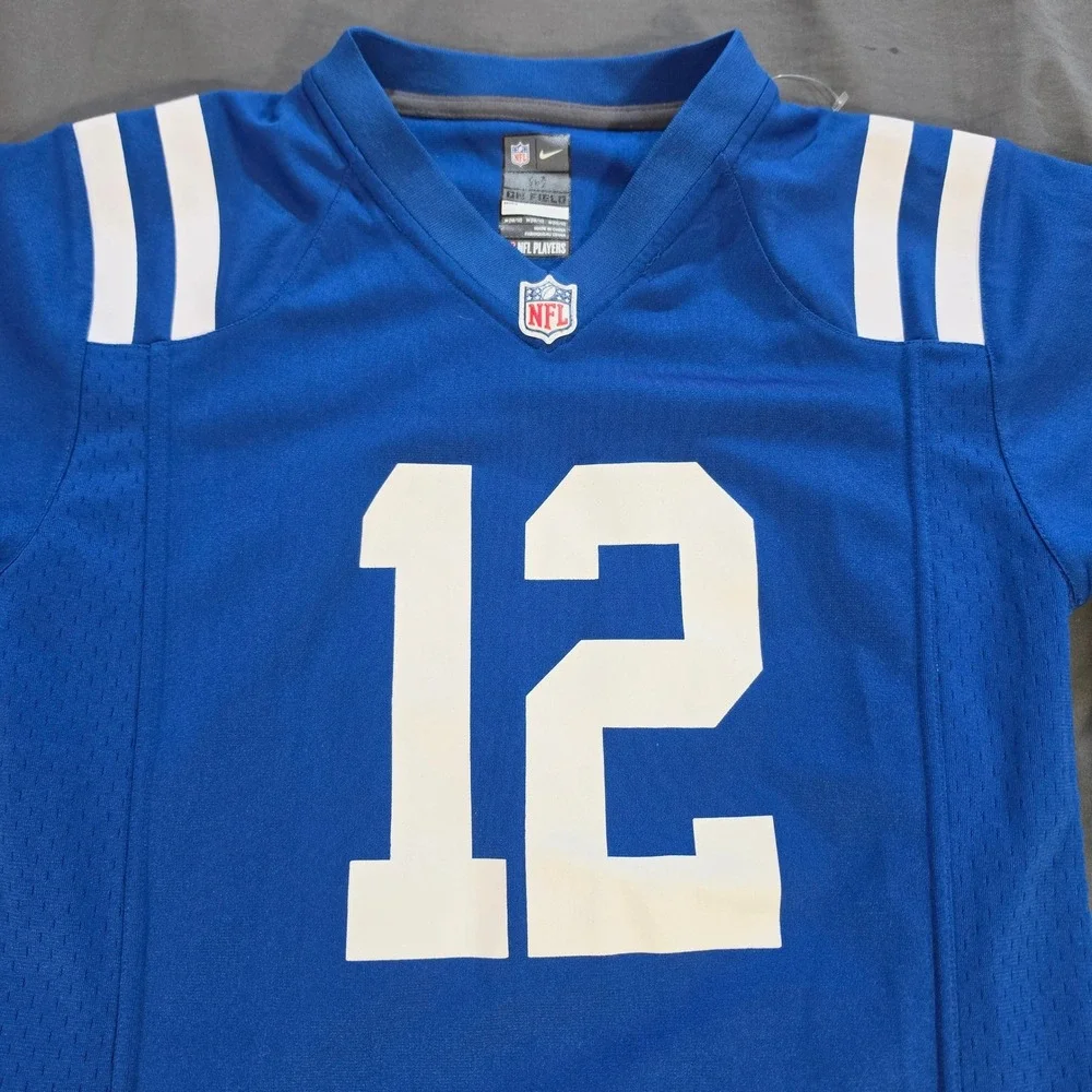 Nike Indianapolis Colts Andrew Luck 12 NFL Jersey Youth Size Medium Blue 10/12